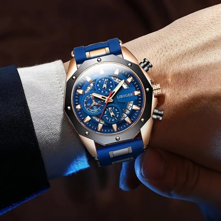 Ceas de mână sport cu cadran mare și dată pentru bărbați, PMXP560753 - Img 2