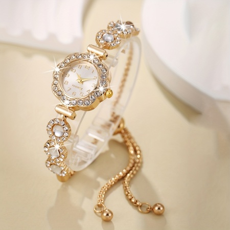 Ceas Elegant Quartz de dama, auriu, TMEM194693 - Img 5