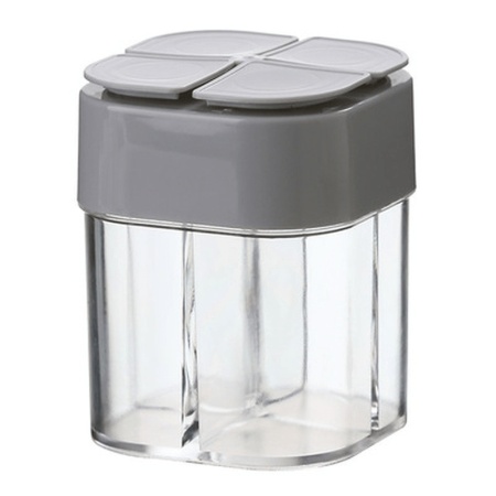 Dozator de condimente, cu 4 compartimente, gri, PMKH229467