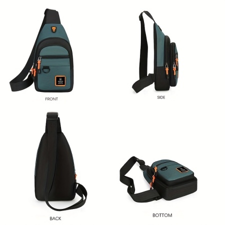 Geantă pentru bărbați, din material textil, TMFT1709915 - Img 5