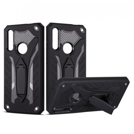 Husa Huawei P40 LITE E | Y7p - Military Defender Antisoc cu Suport Wide - Negru - Img 4