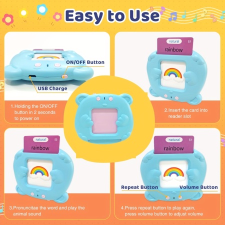 Jucărie Interactivă Educațională cu Încărcare USB – Distracție și Învățare pentru Copii, PMQH241695 - Img 7