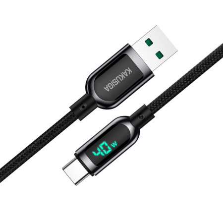 KAKU Cablu KSC-599 Kuxian - USB to Tip C - 40W 5A 1,2 metri Negru