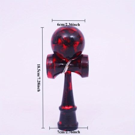 Kendama Premium Graffiti Roșu Japonia, TMLW3965789 - Img 4