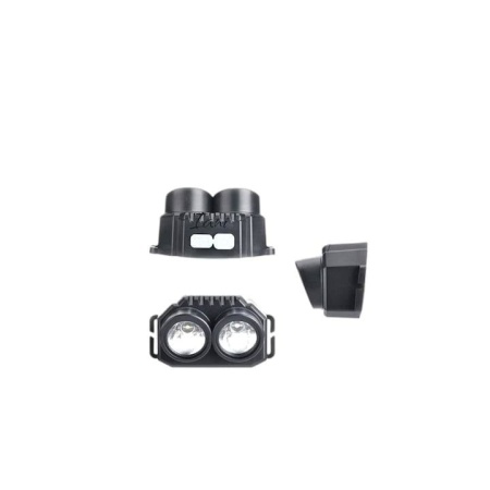Lanterna frontala Led, De pus pe cap, Incarcare prin USB , Negru, AD954 - Img 4