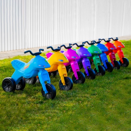 Motocicleta fara pedale, albastru deschis - ROBENTOYS - Img 4