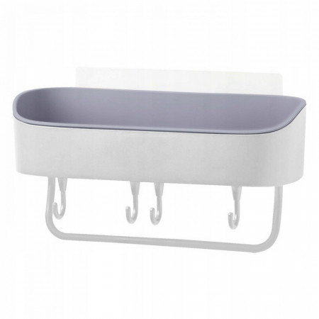 Organizator de cosmetice, pentru baie, cu carlige, PMCB193