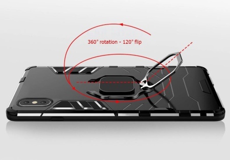 Ring Armor Case for Iphone 16 Plus Black - Img 4