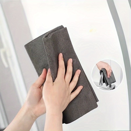 Set 5 lavete magice pentru curățat oglinzi și geamuri, ultra-absorbante, TMMV65545 - Img 2