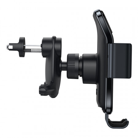 Suport Auto Baseus Smart Solar Power with induction charging to air vent (SUZG000001) black - Img 2