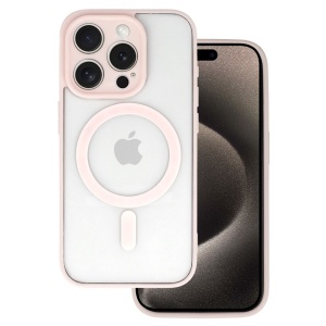 Acrylic Color Magsafe Case for Iphone 14 light pink, POK058547