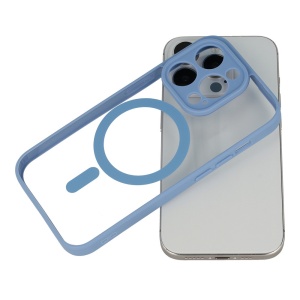 Acrylic Color Magsafe Case for Iphone 16 Pro light blue, POK062711 - Img 3