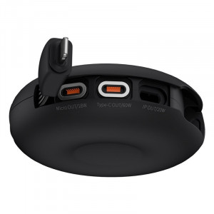 Baseus Cablu Zinc Magnetic 3 in 1 - Tip C to Micro USB, Lightning, Tip C - 20W 1 metre (CAMLC-01) Negru - Img 2