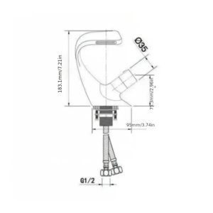 Baterie Lavoar pentru baie, PMMT401523 - Img 2