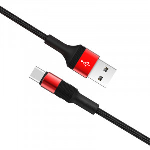 Borofone Cablu BX21 Outstanding - USB to Tip C - 3A 1 metre red