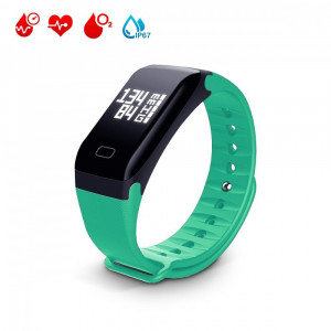 Bratara Smart, Fitness Tracker, Turcoaz, PMHOLM09753