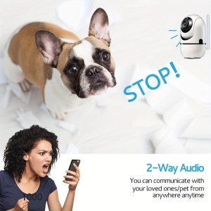 Camera de securitate WiFi fara fir cu viziune nocturna si audio bidirectional, PMYJ268666 - Img 2