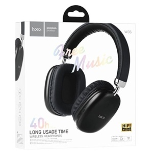 Casti Wireless Hoco, Over Ear, Bluetooth 5.3, Baterie 200h, Utlilizare 40h, StandBy, AD5831