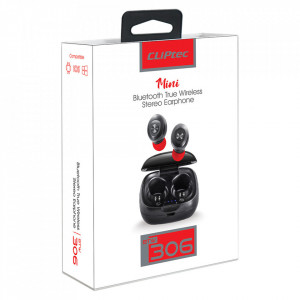 Cliptec Albastrutooth TWS headset Mini BTW306 Rosu - Img 2