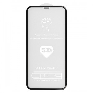 Folie Sticla Tempered Full Glue 5D pentru IPHONE PRO 11 Negru