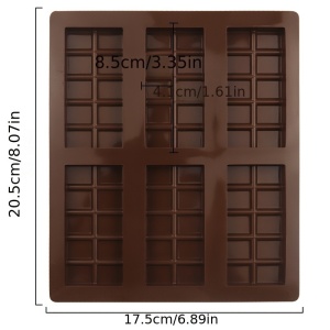 Formă din Silicon pentru Tablete de Ciocolată – Model Clasic, Flexibil și Rezistent, PMQM396140 - Img 5