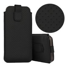 HIT Pouch Case (Size XXL) for Samsung S23 Ultra/S22 Ultra/M33/M23/A14 5G/Xiaomi Redmi 12C design 4 black