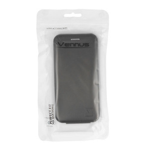 Husa Orizontala Flexi Vennus Elegance pentru Samsung Galaxy J5 2016, negru, POK044856 - Img 2