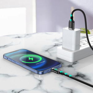 KAKU Cablu KSC-599 Kuxian - USB to Lightning - 1,2 metri Negru - Img 2