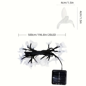 Lumini solare Colibri – 20 LED-uri pentru grădină, terasă și balcon, TMRD562134 - Img 8