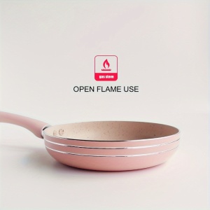 Mini Tigaie Antiaderentă Roz – 16 cm, Ideală pentru Ouă și Gustări Rapide, TMML175104 - Img 3