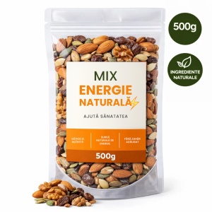 Mix Energie Naturală – Gustare sănătoasă, sursă naturală de energie 500g