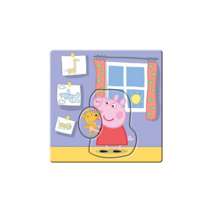 Puzzle 3 in 1, Peppa Pig - DINO TOYS - Img 4