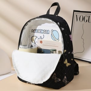 Rucsac damă Stanca cu model fluturi – Stil casual și adorabil, TMHY718400 - Img 5