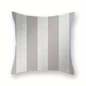 Set 4 Huse Decorative pentru Perne – Model Geometric Elegant, Nuanțe de Gri, 45x45 cm, PMPT389116 - Img 4