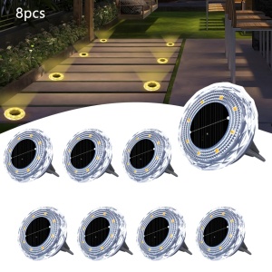 Set lămpi solare LED pentru sol – iluminat ambiental pentru grădină și alei, TMAP1161917 - Img 7