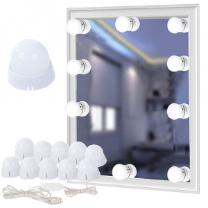 10 becuri LED pentru oglinda de machiaj, PM242693