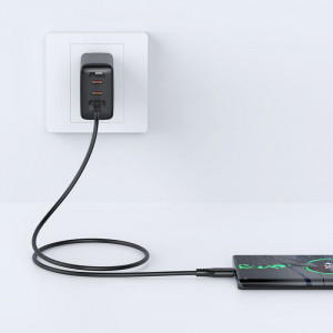 Acefast Cablu C3-04 - USB to Tip C - 3A 1,2 metri Negru - Img 2
