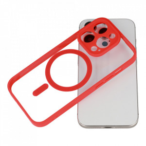 Acrylic Color Magsafe Case for Iphone 14 Pro red - Img 2