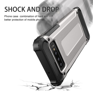 Armor Carbon Husa pentru Huawei P40 Negru
