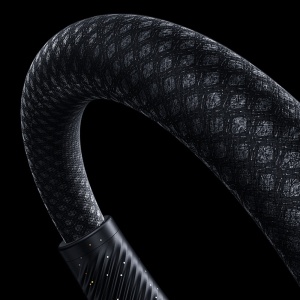 Benks Cable D47 braided - Type C to Type C - PD 100W 1 metre black, MGKABAV1726 - Img 2