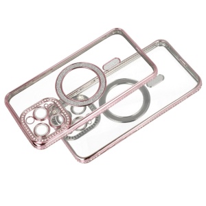 Bling Magsafe Case for Iphone 14 Pro Max pink - Img 4