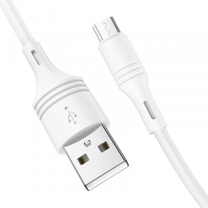 Cablu Borofone BX43 CoolJoy - USB to Micro USB - 2,4A 1 metre white
