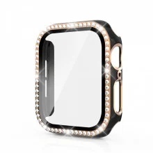 Carcasa pentru Apple Watch 45mm Diamond Negru-Auriu