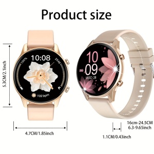 Ceas Smartwatch Elegant cu Ecran 3.81 cm – Design Unisex, Funcții Avansate pentru Sănătate și Fitness, PMQP192259 - Img 5