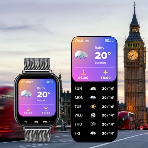 Ceas Smartwatch pentru barbati si femei, PMRV03092-VERDE - Img 3