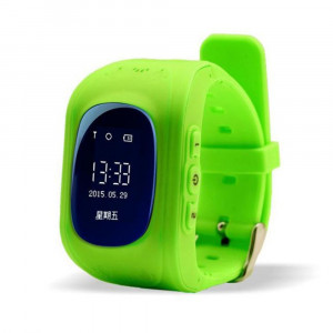 Ceas Smartwatch Pentru Copii Q50 cu Functie Telefon, Localizare GPS, Pedometru, SOS – Verde, Q50-VERDE