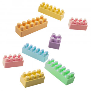 Cuburi constructii, pastel, 136 piese/ghiozdan - ROBENTOYS - Img 4