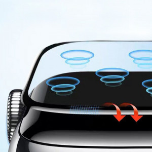 Folie Sticla Tempered Acrylic Full Glue pentru Apple Watch 4/5/6/SE 40mm - Img 3