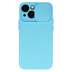 Husa Camshield Soft pentru Iphone 14 Pro Max Light blue
