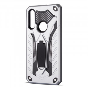 Husa Huawei P40 LITE E | Y7p - Military Defender Antisoc cu Suport Wide - Silver - Img 2